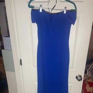 Calvin Klein Blue Formal Gown Fit and Flare